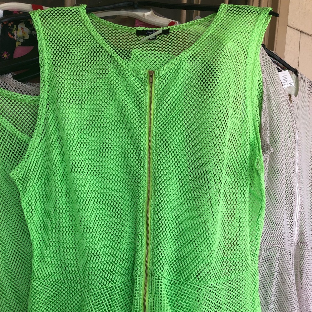 Sleeveless See Through Top